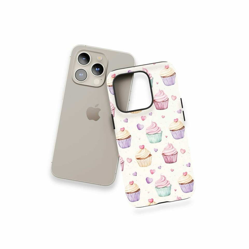 image 1 of Cupcakes Phone Case | Multi | Galaxy S24 Ultra
Tough | Galaxy S24 Ultra
Tough