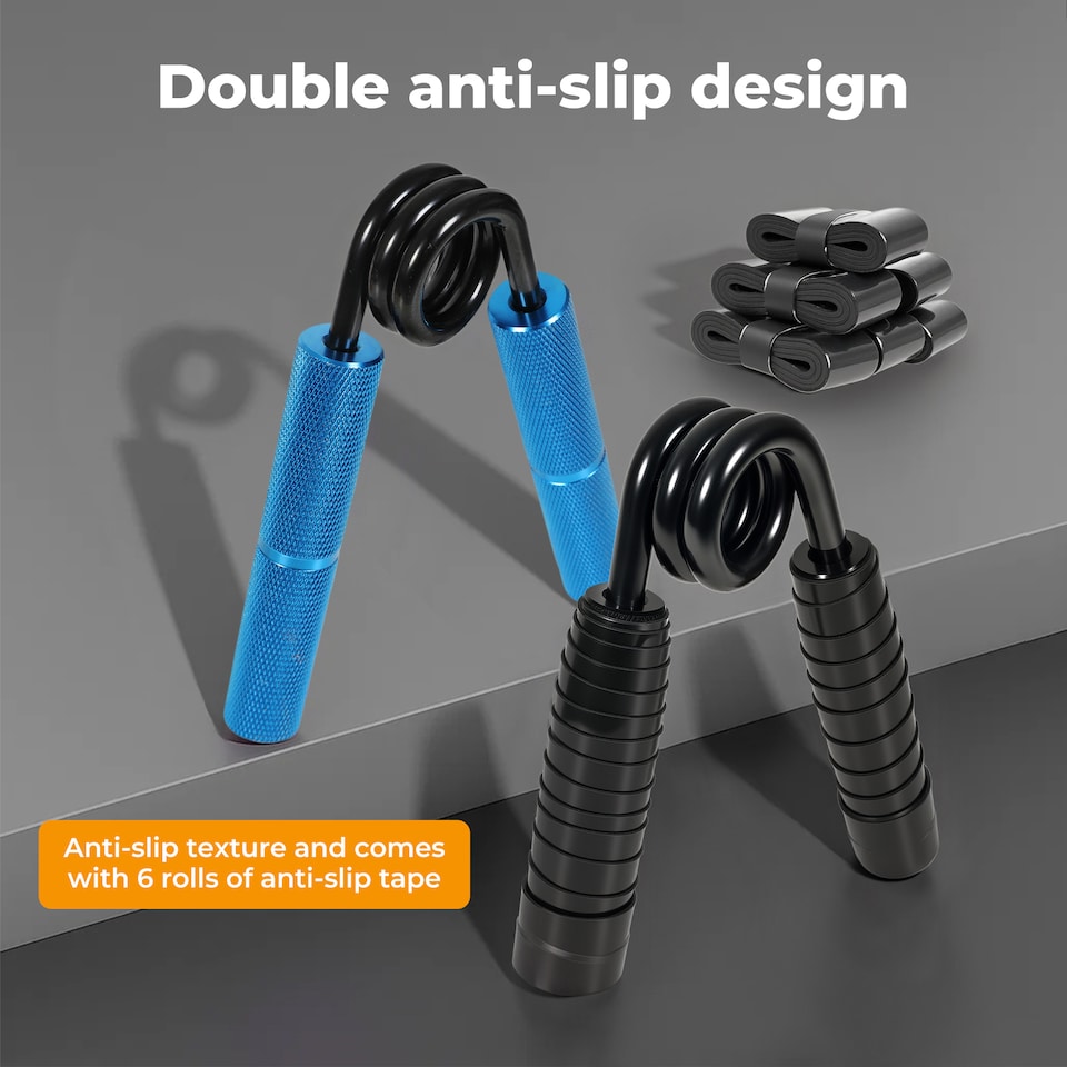 image 1 of Centra Hand Grip Strengthener Metal Non-Slip Gym Trainer Set