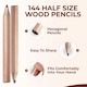 image 2 of Pack of 144 Half Size Pencils by Janrax
