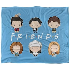 Friends Chibi Blanket - Multicoloured - One Size