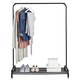 image 1 of House of Home Clothes Rail Garment Rack With Shoe Storage Shelf Adjustable Feet Easy Build