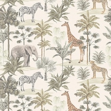 Sample of Vintage Explorer Wallpaper in Earthy Tones Multi