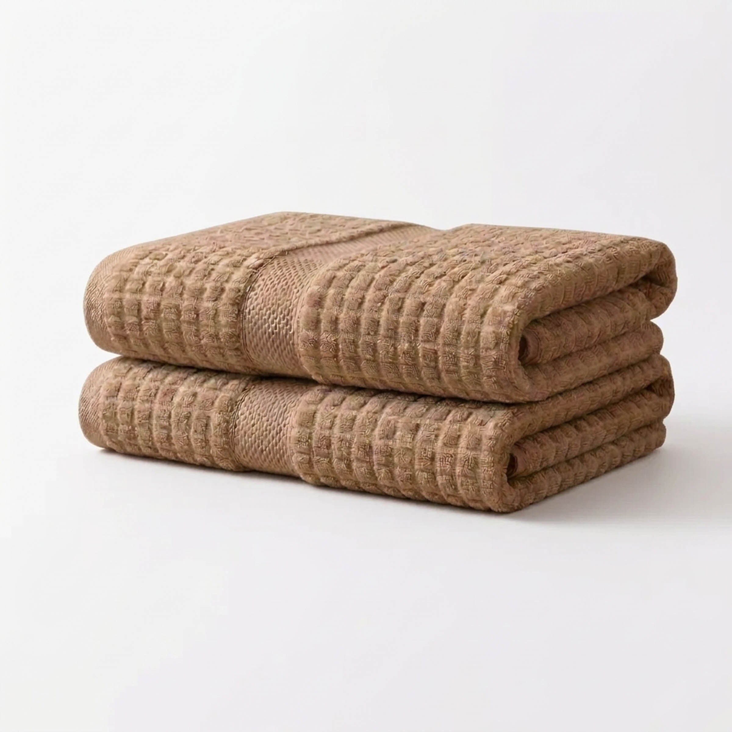 Vision V550 - 2 Pack 100% Cotton Hand Towels in Brown