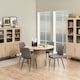 image 4 of Becca Dining Chair in Light Brown Set of 4
