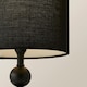 image 5 of ValueLights Marissa Black Stacked Ball Table Lamp Light