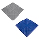 image 3 of Vented Garage Floor Tiles With Edges – 60 Grey & 60 Blue