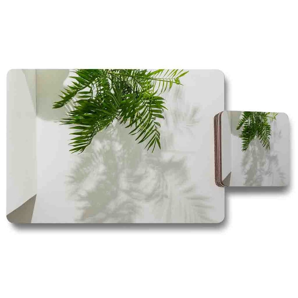 Chamaedorea Placemat & Coaster Set