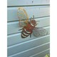 image 2 of Folded Wings Butterfly (Small) Garden Art - W20.3 x H19.1 cm - Bare Metal/Ready to Rust