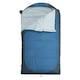 image 2 of Mountain Warehouse Microlite Sleeping Bag with Inner Pocket Two Way Zip Camp Bed Right Handed Zip - Long length (215cm) Blue