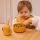 image 4 of Tiny Dining Baby Silicone Suction Bowl - Ochre Orange
