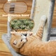 image 5 of Yaheetech 175 cm Plush Cat Tower with Condos Light Grey