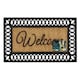 image 1 of JVL Orana Embossed Rubber Tuffscrape Coir Doormat, 40x70cm