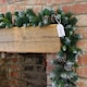 image 5 of 270cm x 25cm Samuel Alexander Frosted Glacier Christmas Garland with Pine Cones