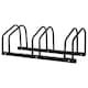 image 6 of HOMCOM Bike Parking Rack Bicycle Locking Storage Stand for 3 Cycling