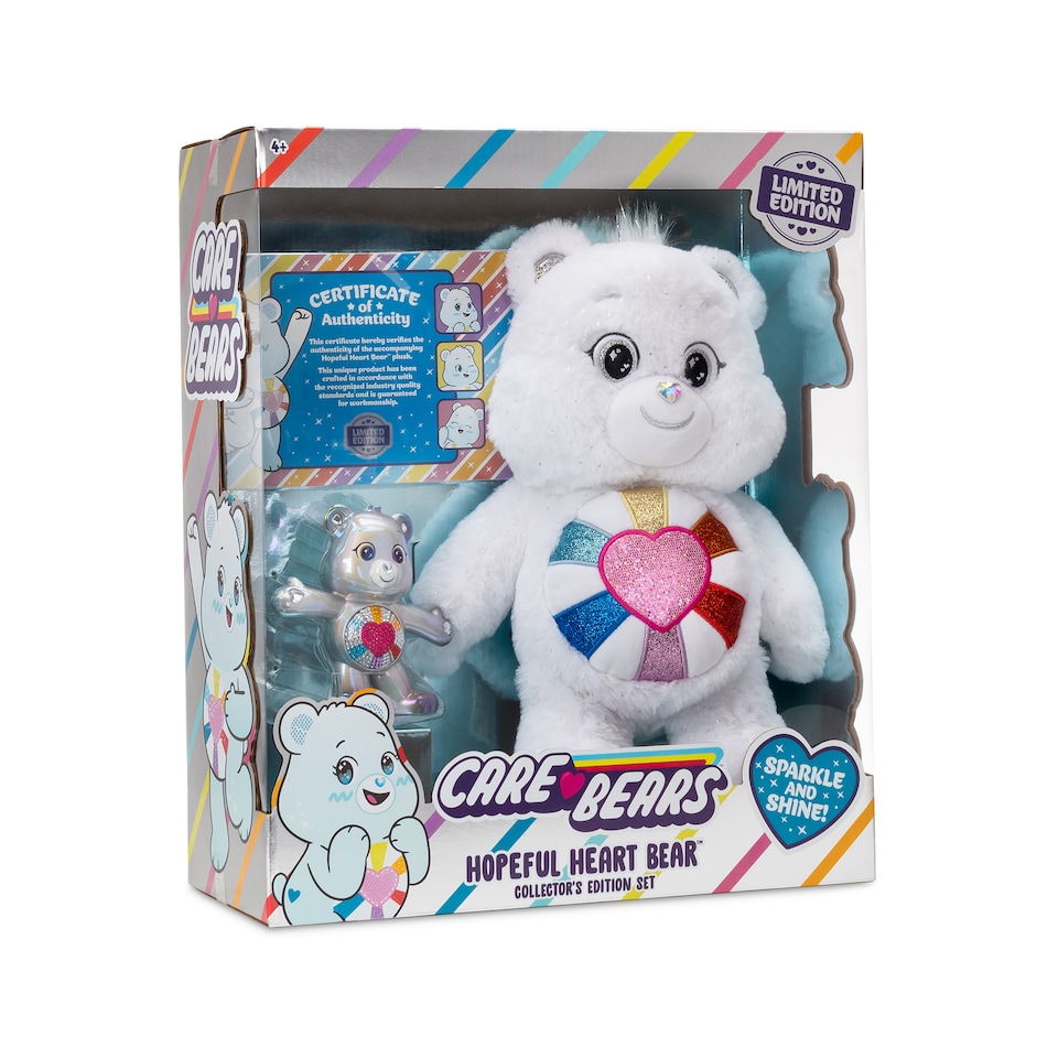 image 1 of Limited Edition 35cm Hopeful Heart Care Bear