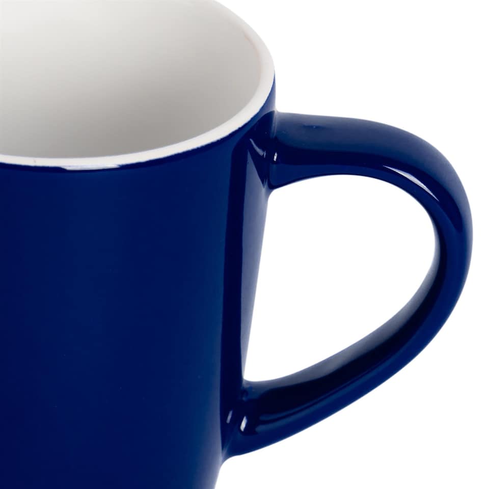 image 1 of Argon Tableware Coloured Coffee Mugs - 350ml - Navy - Pack of 2 | Blue | Navy | 2