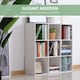 image 5 of HOMCOM 9 Cube Storage Unit Cabinet Bookcase Display Shelves, White