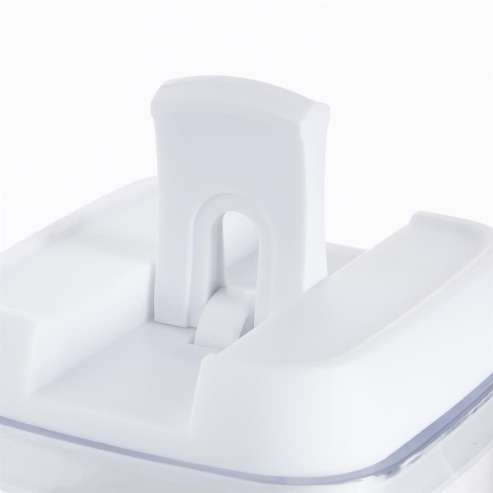image 1 of Argon Tableware Flip Lock Plastic Food Storage Containers - 800ml - White - Pack of 3
