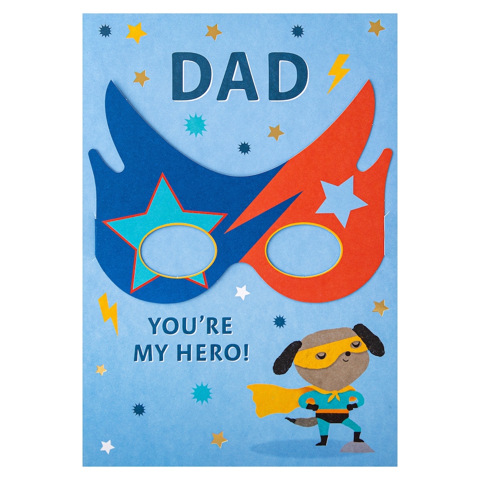 image 1 of Hallmark Father's Day Card For Dad - With Fun Paper Glasses