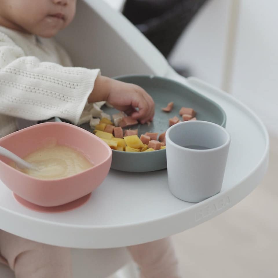 image 1 of Béaba Silicone Meal Set 4pcs Eucalyptus