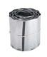 image 2 of Pack of 5 x 10m Galvanised Wavy Lawn Edging Rolls in Silver | Silver | 5