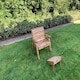 image 2 of Grand Chair with Footstool - W98 x D74 x H98 - Fully Assembled