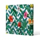 image 1 of Tropical Leaves & Geometrics (Canvas Print) 90 x 90 x 4cm