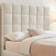image 4 of 5ft King Size Ivory White,Ottoman Lift Up Storage Tall Headend Boucle Soft Fabric Upholstered Bed Frame