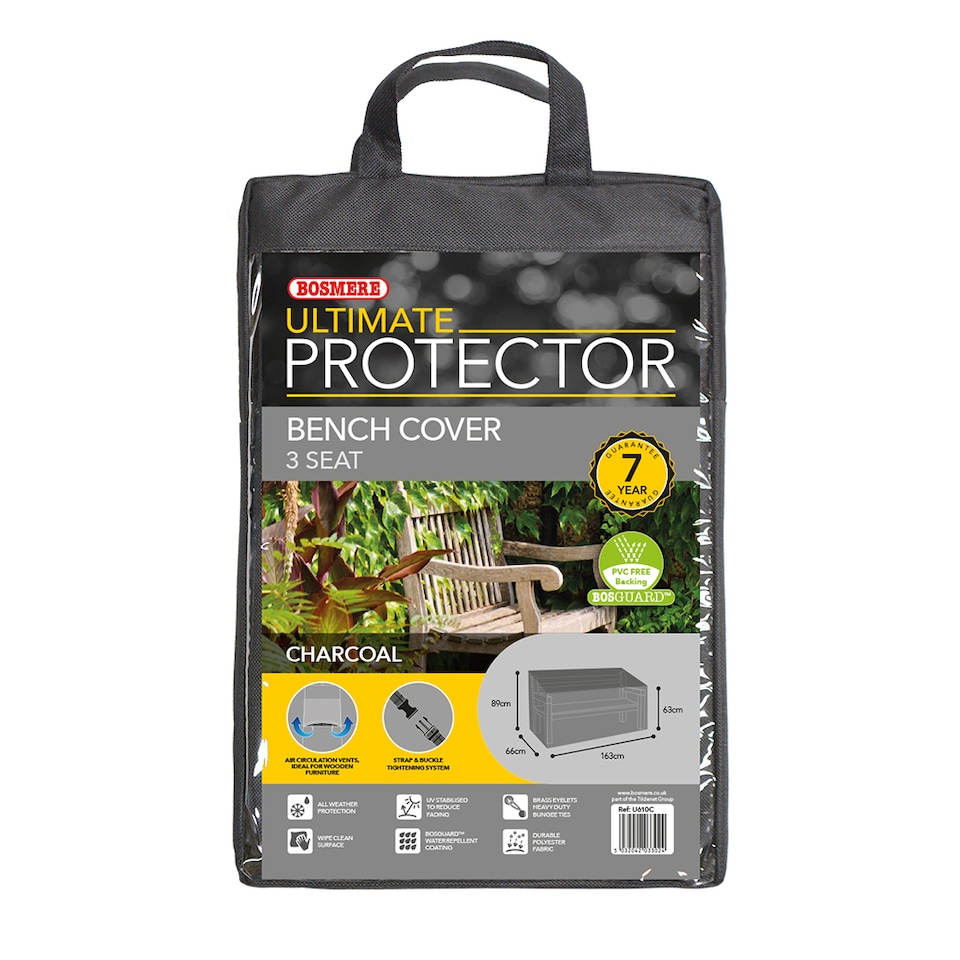 image 1 of Bosmere Ultimate Bench Cover Charcoal Medium