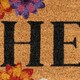 image 5 of KUKOON Floral Blooms Coir Doormat 45cm x 75cm