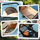 image 8 of PawHut Pet Stroller Dog Foldable Travel Carriage with Reversible Handle, Brown