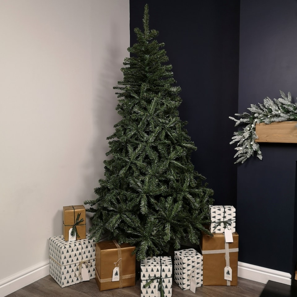 image 1 of 7ft (2.1m) Woodcote Spruce Artificial Christmas Tree