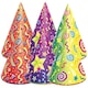image 1 of Assorted Designs Party Hats - Pack of 6