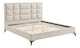 image 7 of 6ft Super King Natural,Tall Headend Headboard Soft Velvet Fabric Upholstered Bed Frame | Clear | Natural | Super King