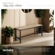 image 5 of Pair of Benches Fairfield 108 x 32.5 x 50 cm Brown | Light
