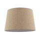 image 1 of Natural Oatmeal Textured Linen Fabric Lamp Shade with Cotton Lining Cream