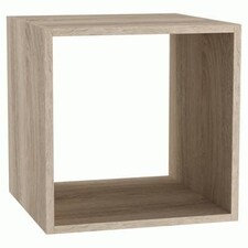 Single Cube Shelving Unit Brown | Colour: Antique Oak