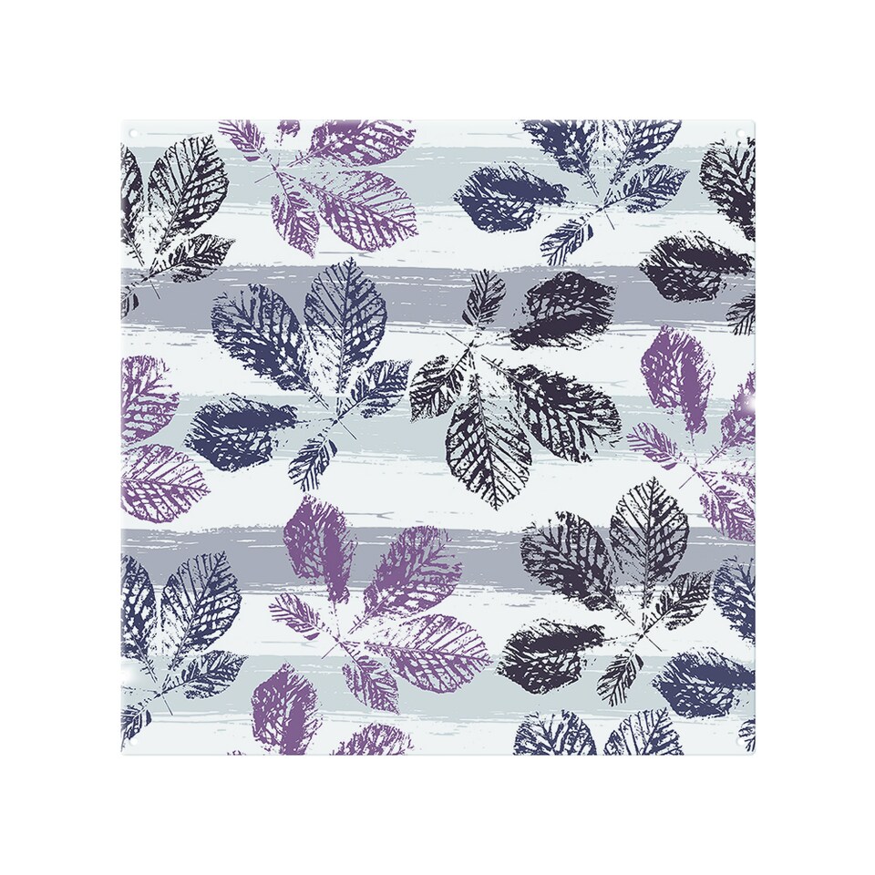 image 1 of Imprint Of Plant Splash Back | White