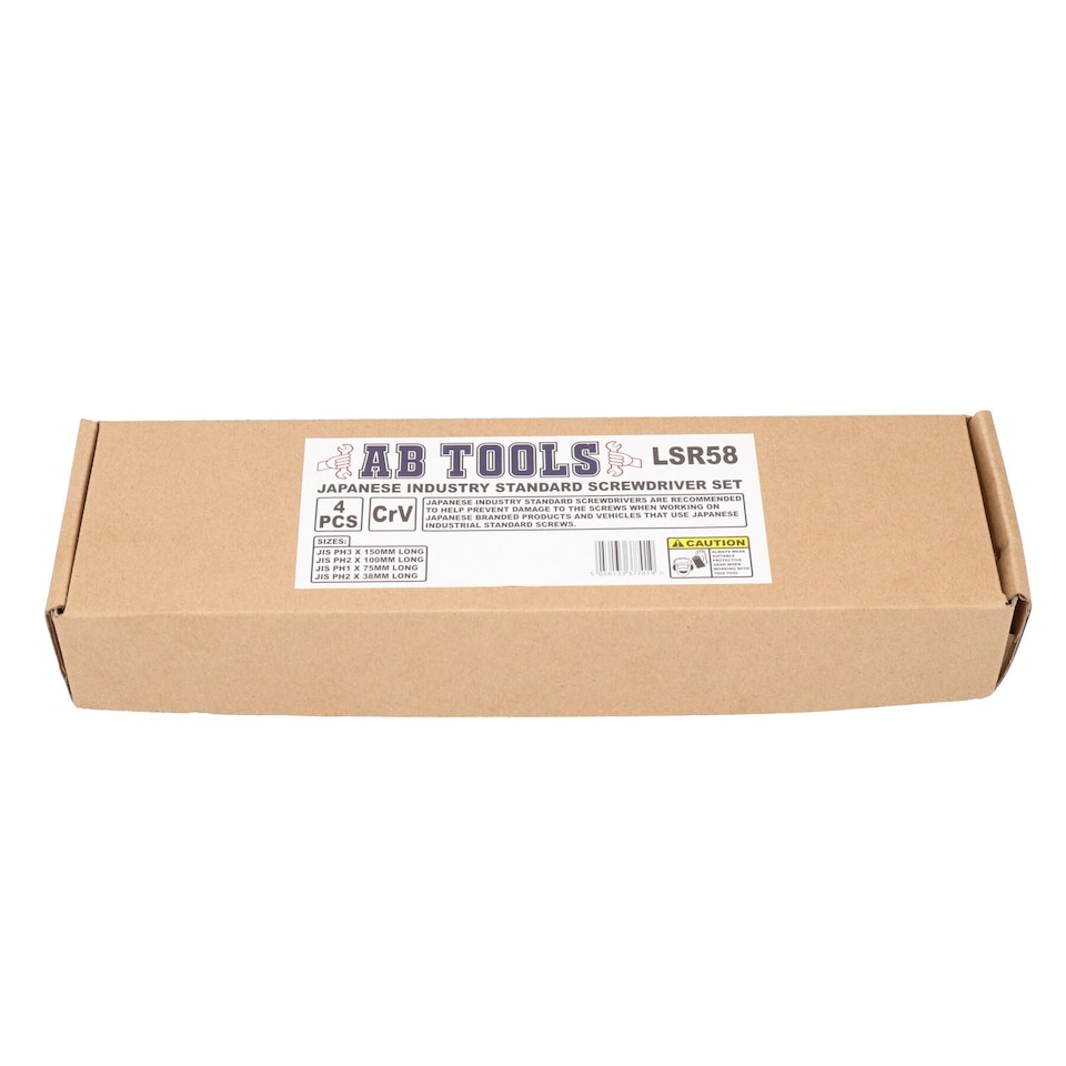 image 1 of JIS Screwdriver Set JISPH1 PH2 PH3 4pc Set for Japanese Standard Screws