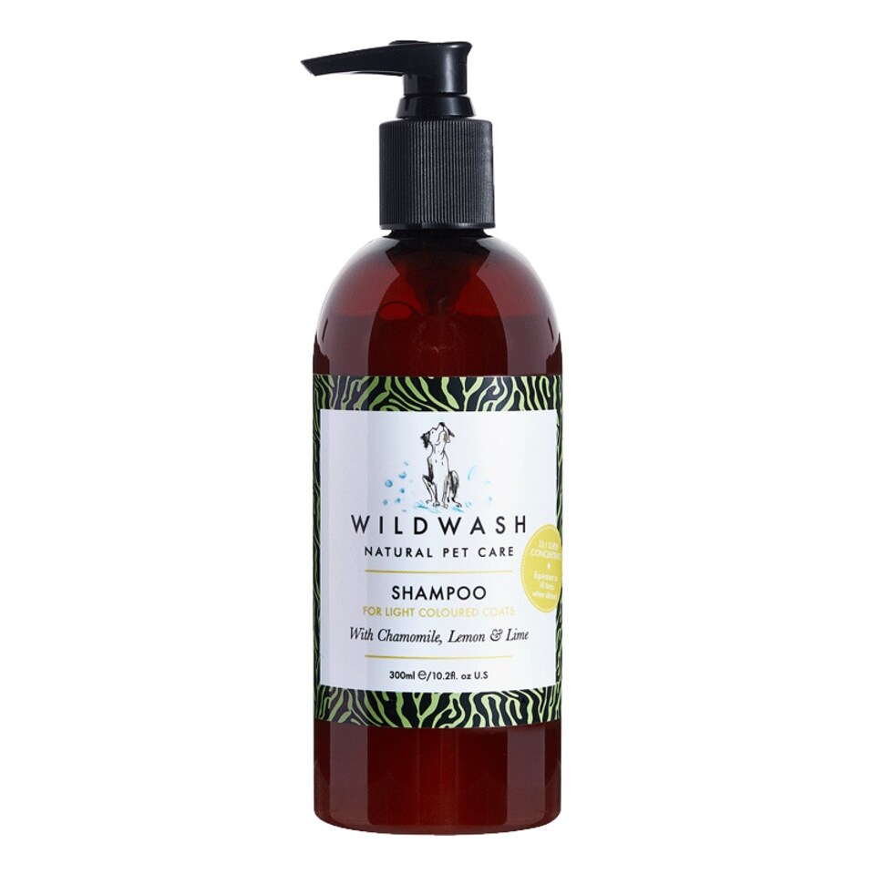 image 1 of WildWash Concentrated Dog Shampoo for Light Coloured Coats 300ml