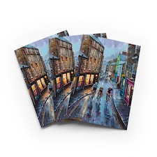 Tour de Yorkshire Greeting Card Cyclist Racing Any Occasion 3 Pack Blank Inside