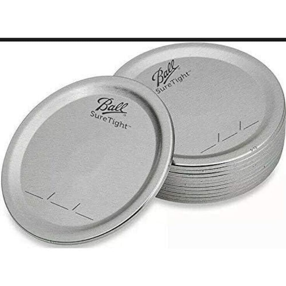 image 1 of Ball Wide Mouth Replacement Lids 12 Pack For Mason Jars