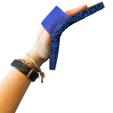 Smart Grooming Deluxe Horse Body Brush - Blue/Black - One Size