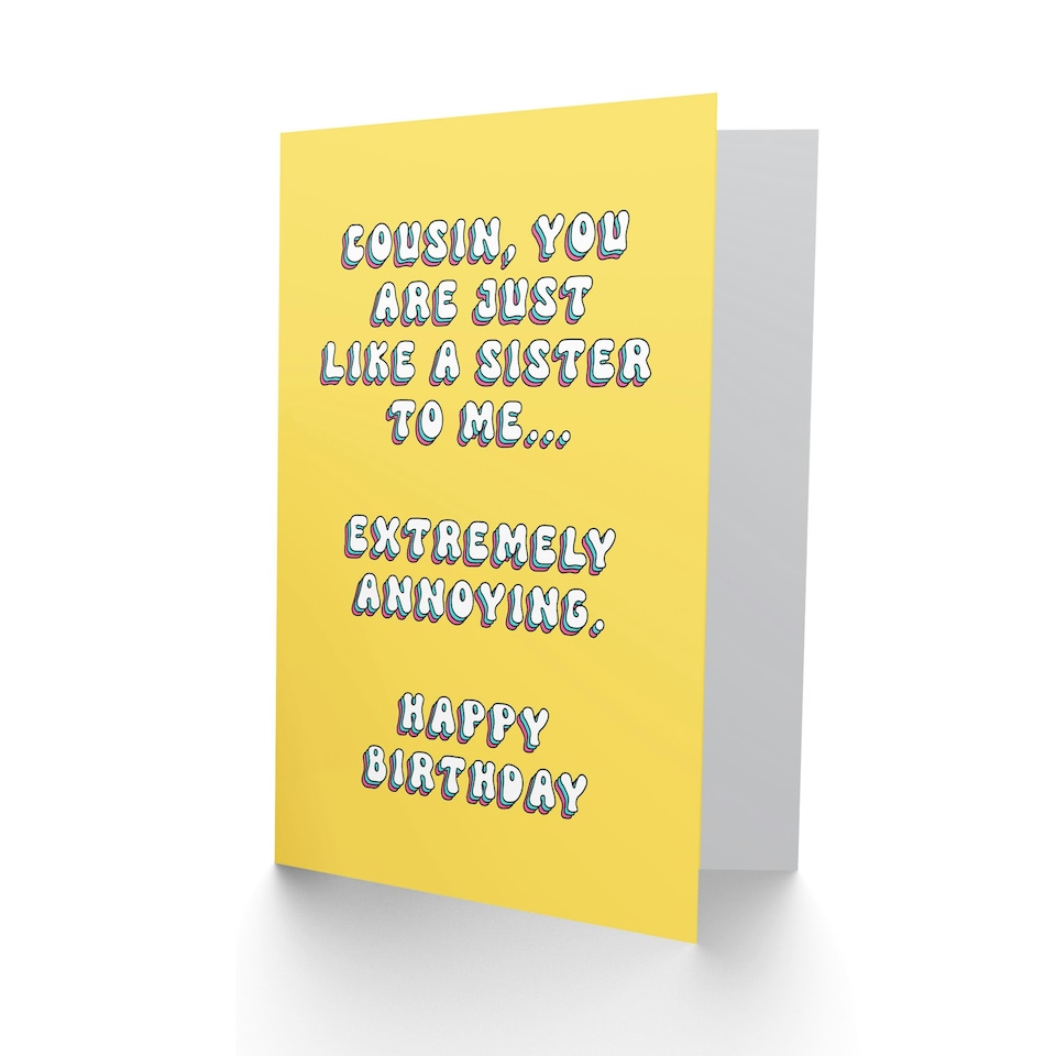image 1 of Just Like Extremely Annoying Woman Her Funny Birthday Card