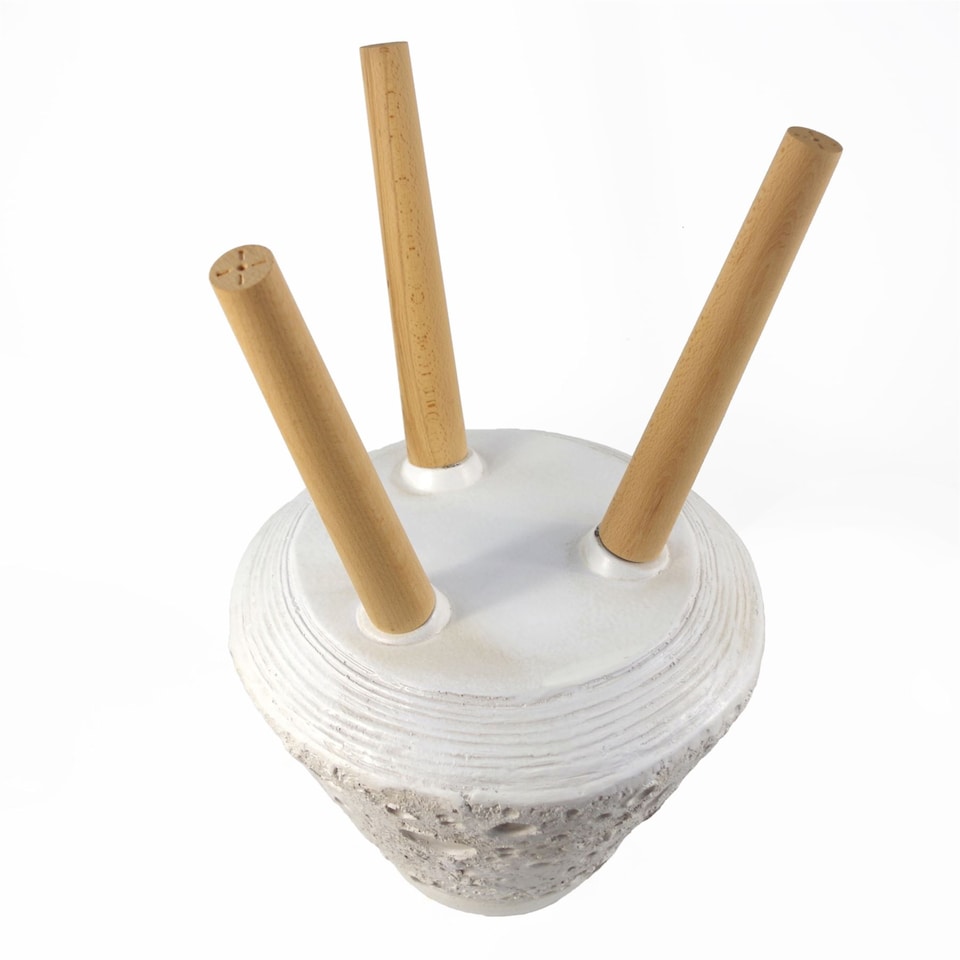 image 1 of Large Planters Plant Pots Large Lunar White Planter 62cm x 40cm Botanik | White