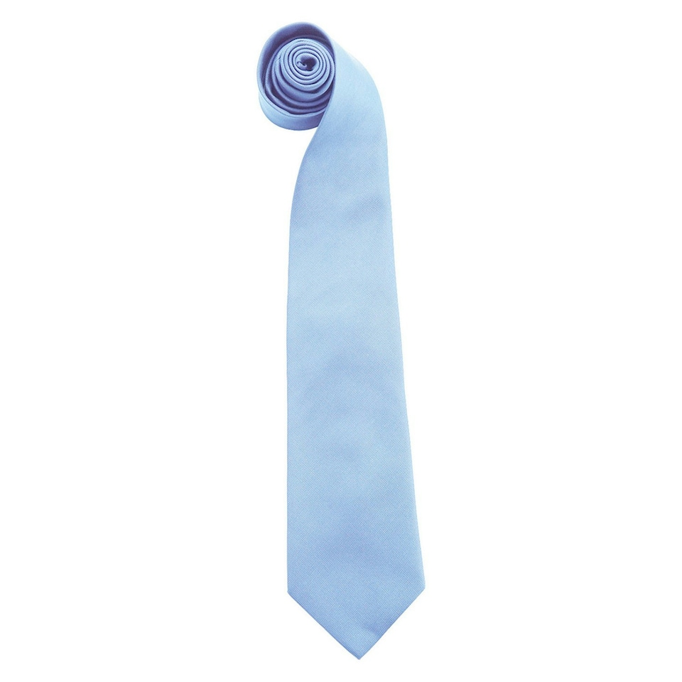 image 1 of Premier Mens Colours Fashion Tie - Mid Blue - One Size