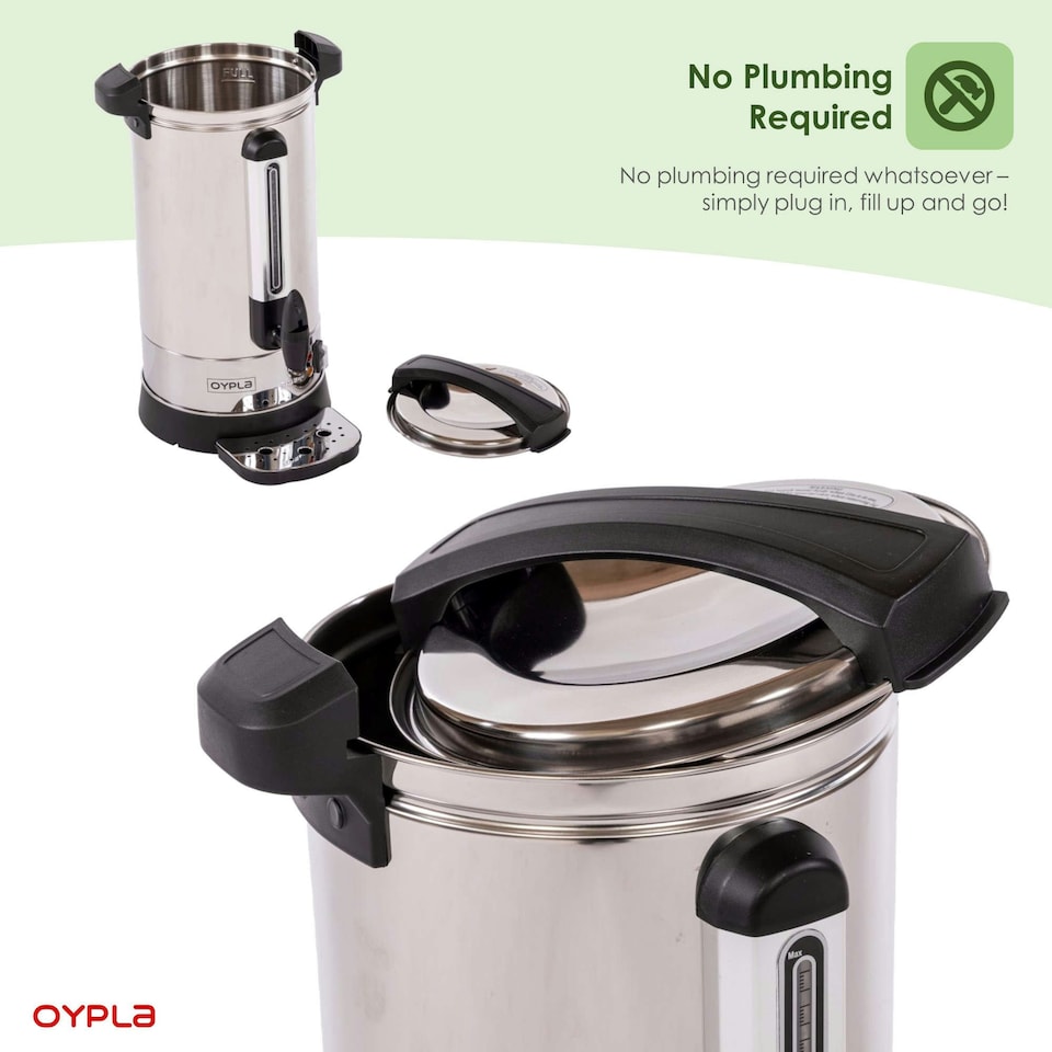 image 1 of Oypla Electrical 10L Catering Hot Water Boiler Tea Urn Coffee