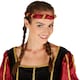 image 4 of Womens Medieval Lady Costume | Black | black/red | XL | 1
