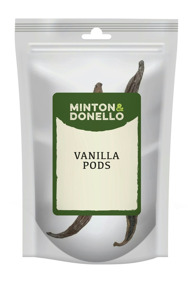 image 1 of Minton & Donello Vanilla Pods 10 x 2pc