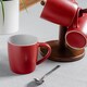 image 5 of Argon Tableware Matt Coloured Coffee Mugs - 350ml - Red - Pack of 2 | Red | Red | 2